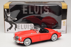 MG A 1600 Roadster Mk I Elvis Presley Blue Hawaii Movie GreenLight 1:18 13524 Metal — billede 8 af 8