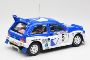 MG Metro 6R4 #5 T. Pond / R. Arthur Rally Monte Carlo 1986 Sun Star 1:18 5537 Metal — billede 3 af 8