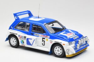 MG Metro 6R4 #5 T. Pond / R. Arthur Rally Monte Carlo 1986 Sun Star 1:18 5537 Metal — billede 6 af 8