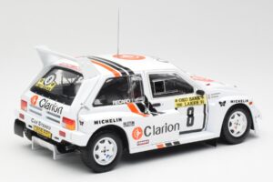 MG Metro 6R4 #8 P. Eklund / D. Whittock Rally Finland 1986 Sun Star 1:18 5536 Metal — billede 3 af 8