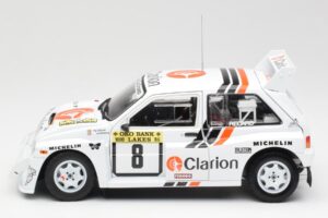 MG Metro 6R4 #8 P. Eklund / D. Whittock Rally Finland 1986 Sun Star 1:18 5536 Metal — billede 4 af 8