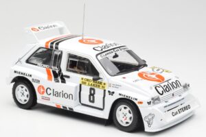 MG Metro 6R4 #8 P. Eklund / D. Whittock Rally Finland 1986 Sun Star 1:18 5536 Metal — billede 6 af 8