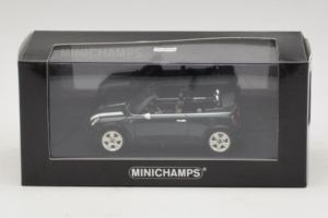 Mini Cooper Cabriolet Grøn Med Hvid Stribe Minichamps 1:43 80420309093-R1 Metal — billede 5 af 5
