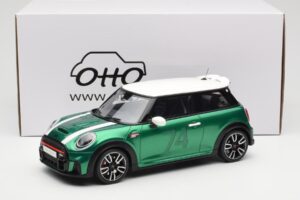 MINI Cooper F56 JCW British Racing Grøn Otto 1:18 OT1098 Resin — billede 6 af 6