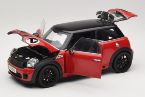Mini Cooper John Cooper Works R56 Rød & Sort Kyosho 1:18 80430419909 Metal — billede 2 af 8