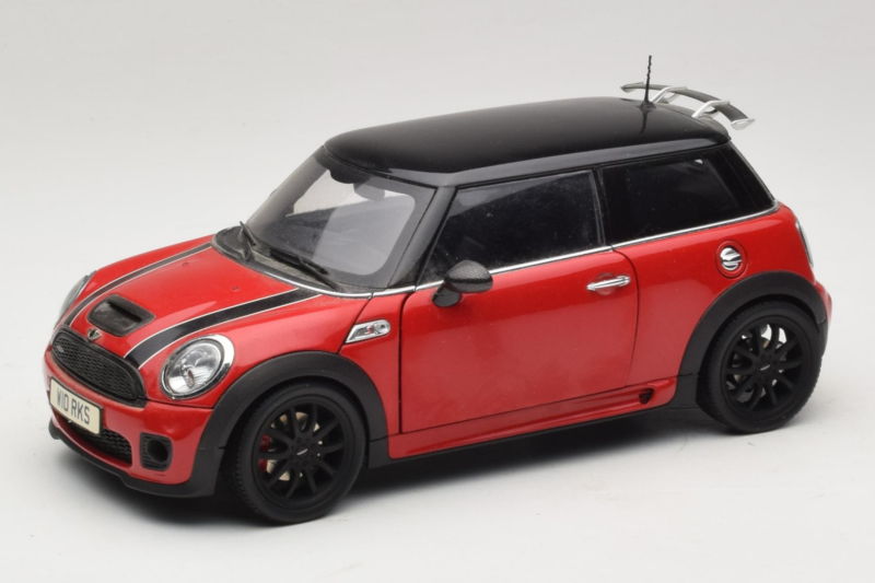 Mini Cooper John Cooper Works R56 Rød & Sort Kyosho 1:18 80430419909 Metal