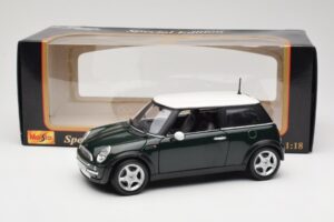 Mini Cooper Mk7 Grøn Maisto 1:18 7271336 Metal — billede 8 af 8