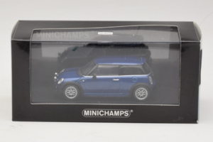 Mini Cooper One R50 Aero Blå Minichamps 1:43 431138270 Metal — billede 4 af 4
