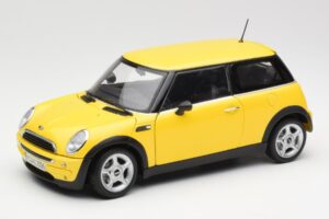 Mini Cooper One R50 Aerodynamikpakke Gul Kyosho 1:18 80430148553 Metal