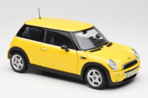 Mini Cooper One R50 Aerodynamikpakke Gul Kyosho 1:18 80430148553 Metal — billede 6 af 8