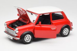 Mini Cooper Rød Bburago 1:18 3379 Metal — billede 2 af 8