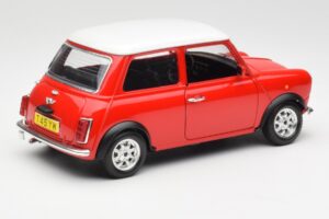 Mini Cooper Rød Bburago 1:18 3379 Metal — billede 3 af 8
