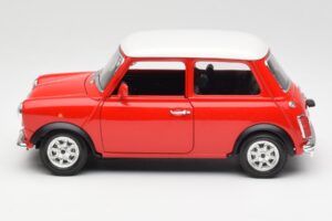 Mini Cooper Rød Bburago 1:18 3379 Metal — billede 4 af 8