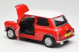 Mini Cooper Rød Bburago 1:18 3379 Metal — billede 5 af 8