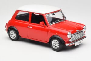 Mini Cooper Rød Bburago 1:18 3379 Metal — billede 6 af 8