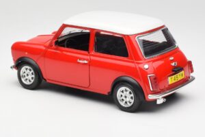 Mini Cooper Rød Bburago 1:18 3379 Metal — billede 7 af 8