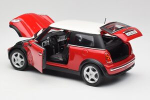 Mini Cooper R50 Rød Maisto 1:18 31619 Metal — billede 7 af 8
