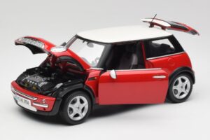 Mini Cooper R50 Rød Maisto 1:18 31619 Metal — billede 8 af 8