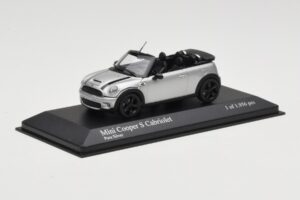 Mini Cooper S R57 Cabriolet Sølv Minichamps 1:43 431138830 Metal — billede 2 af 6