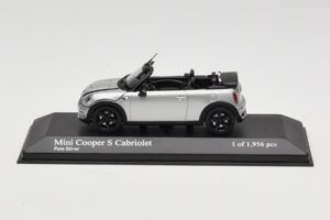 Mini Cooper S R57 Cabriolet Sølv Minichamps 1:43 431138830 Metal