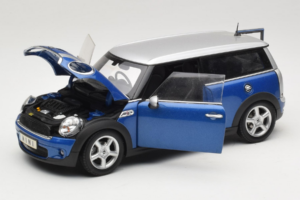 Mini Cooper S Clubman R55 Blå & Sølv Kyosho 1:18 80430421048 Metal — billede 2 af 8