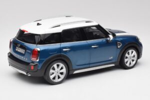 Mini Countryman F60 Island Blå & Hvid Kyosho 1:18 80432447940 Metal — billede 3 af 8