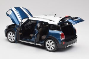 Mini Countryman F60 Island Blå & Hvid Kyosho 1:18 80432447940 Metal — billede 5 af 8