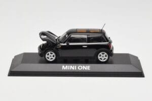 Mini One R50 Sort Med Sort Tag Minichamps 1:43 MINI005 Metal — billede 5 af 5