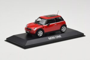 Mini One R50 Rød Med Rødt Tag Minichamps 1:43 MINI001 Metal — billede 2 af 5