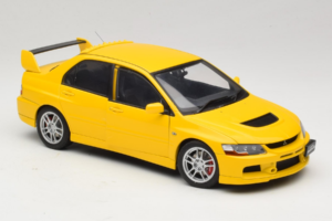 Mitsubishi Lancer Evolution IX GSR Gul AUTOart 1:18 77192 Metal — billede 6 af 8