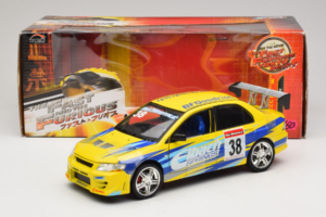 Mitsubishi Lancer EVO VII Fast & Furious Tokyo Drift Joyride 1:18 53607B Metal — billede 6 af 6