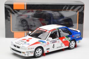 Mitsubishi Galant VR-4 #4 A. Vatanen RAC Rally 1990 IXO 1:18 18RMC192B Metal — billede 6 af 6