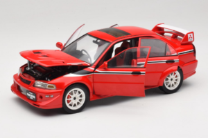 Mitsubishi Lancer Evo VI Tommi Makinen Edition Rød AUTOart 1:18 77156 Metal — billede 2 af 8