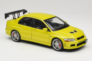 Mitsubishi Lancer Evo VII Mustard Yellow AUTOart 1:18 77166 Metal — billede 6 af 8