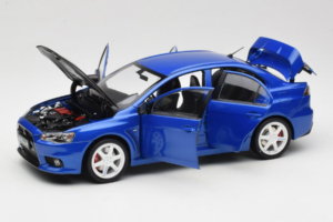 Mitsubishi Lancer Evolution X Blå OEM 1:18 MLE01 Metal — billede 2 af 8
