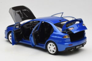 Mitsubishi Lancer Evolution X Blå OEM 1:18 MLE01 Metal — billede 5 af 8