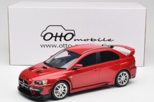 Mitsubishi Lancer Evo X FQ 400 Rød Otto 1:18 OT1084 Resin — billede 6 af 6