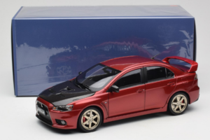 Mitsubishi Lancer Evolution X Rød OEM 1:18 MLE02 Metal — billede 8 af 8