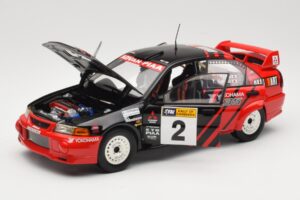 Mitsubishi Lancer Evolution VI #2 Y. Kataoka / S. Hayashi Winner Rally Canberra 1999 AUTOart 1:18 89942 Metal — billede 2 af 8