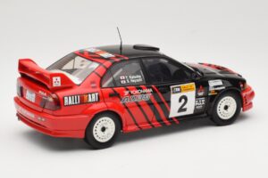 Mitsubishi Lancer Evolution VI #2 Y. Kataoka / S. Hayashi Winner Rally Canberra 1999 AUTOart 1:18 89942 Metal — billede 3 af 8