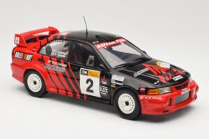 Mitsubishi Lancer Evolution VI #2 Y. Kataoka / S. Hayashi Winner Rally Canberra 1999 AUTOart 1:18 89942 Metal — billede 6 af 8