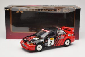 Mitsubishi Lancer Evolution VI #2 Y. Kataoka / S. Hayashi Winner Rally Canberra 1999 AUTOart 1:18 89942 Metal — billede 8 af 8