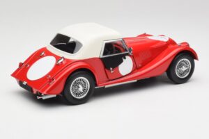 Morgan 4/4 Plus Competition Hardtop Rød Kyosho 1:18 08114R Metal — billede 3 af 8
