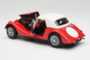Morgan 4/4 Plus Competition Hardtop Rød Kyosho 1:18 08114R Metal — billede 5 af 8