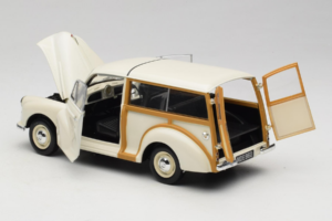 Morris Minor Traveller Hvid Minichamps 1:18 150137010 Metal — billede 5 af 9
