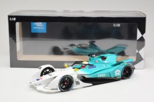 NIO 004 Team NIO #16 O. Turvey Formula E Season 5 2019 Minichamps 1:18 114180016 Metal — billede 6 af 6