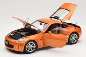 Nissan 350Z Z33 Sunset Orange AUTOart 1:18 77312 Metal — billede 2 af 8