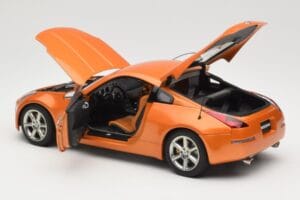 Nissan 350Z Z33 Sunset Orange AUTOart 1:18 77312 Metal — billede 5 af 8