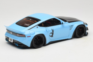 Nissan Fairlady Z RZ34 Pandem China Blue Black GT Spirit 1:18 GT943 Resin — billede 2 af 6