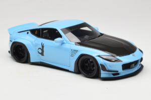 Nissan Fairlady Z RZ34 Pandem China Blue Black GT Spirit 1:18 GT943 Resin — billede 4 af 6